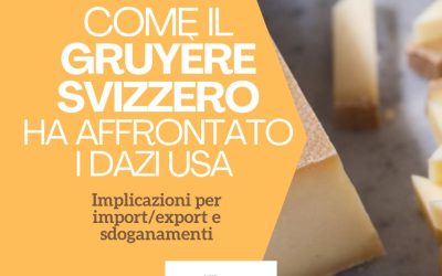 Come il Gruyère svizzero ha affrontato i dazi USA — Implicazioni per import/export e sdoganamenti